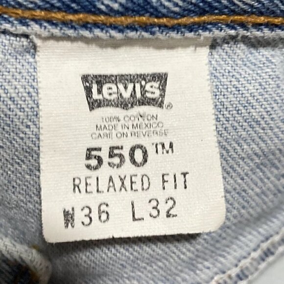 Vintage Levis 550 Relaxed Fit Tapered Leg Jeans - Picture 8 of 8